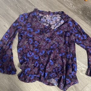 Free people purple magic mystery tunic